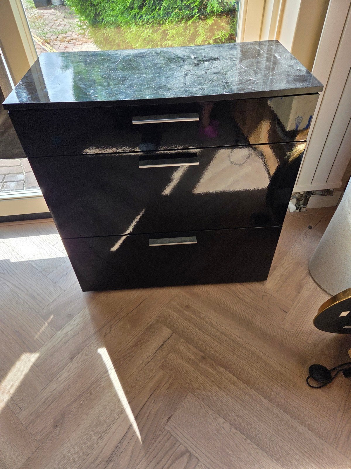 GRATIS: Zwarte lade kast, Huis en Inrichting, Kasten | Schoenenkasten, Ophalen