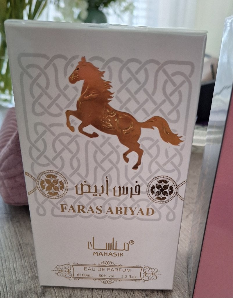 Faras Abiyad parfum, Ophalen, Nieuw