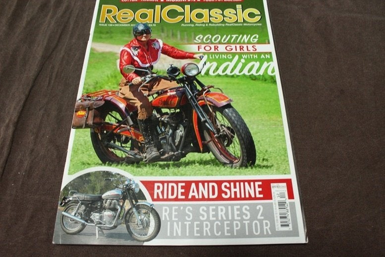 Real Classic dec. 2019 oa. Indian scout Royal Enfield motor, Ophalen of Verzenden, Gelezen