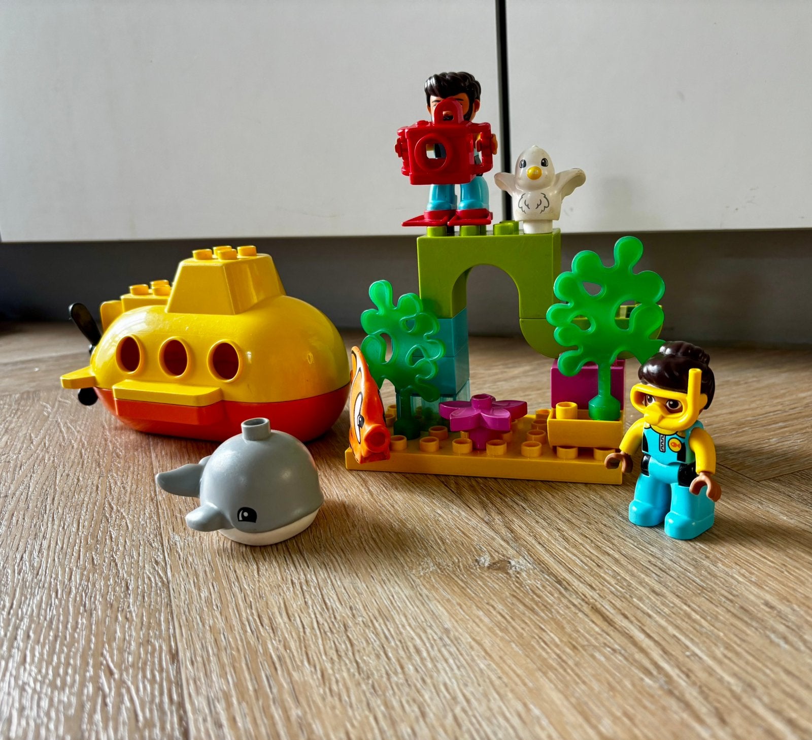 Duplo set 10910 Onderzeeër, Ophalen of Verzenden, Zo goed als nieuw, Duplo