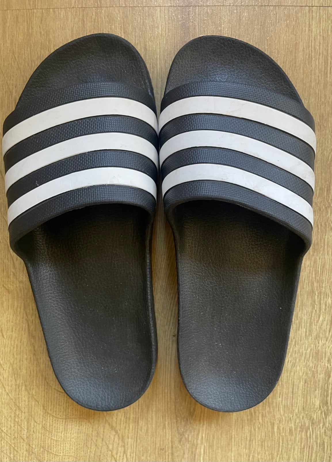 Adidas badslippers maat 39 donkerblauw/wit, Ophalen of Verzenden, Overige maten, Blauw