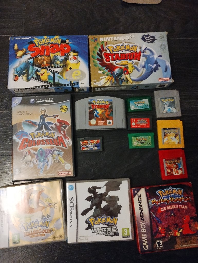 Div pokemon spellen op de gamecube, n64 en gameboy, Avontuur en Actie, Gebruikt, 1 speler, Ophalen of Verzenden