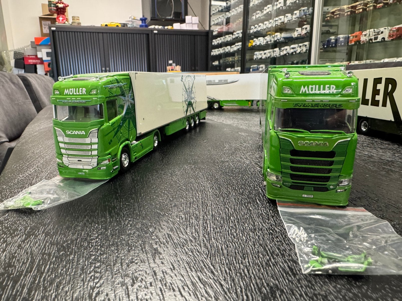 7 modellen Muller, Ophalen, Zo goed als nieuw, Bus of Vrachtwagen