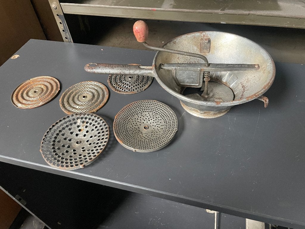 Origineel Passe-Vite Vintage Brocante Passeerzeef Roerzeef, Overige typen, Ophalen, Gebruikt