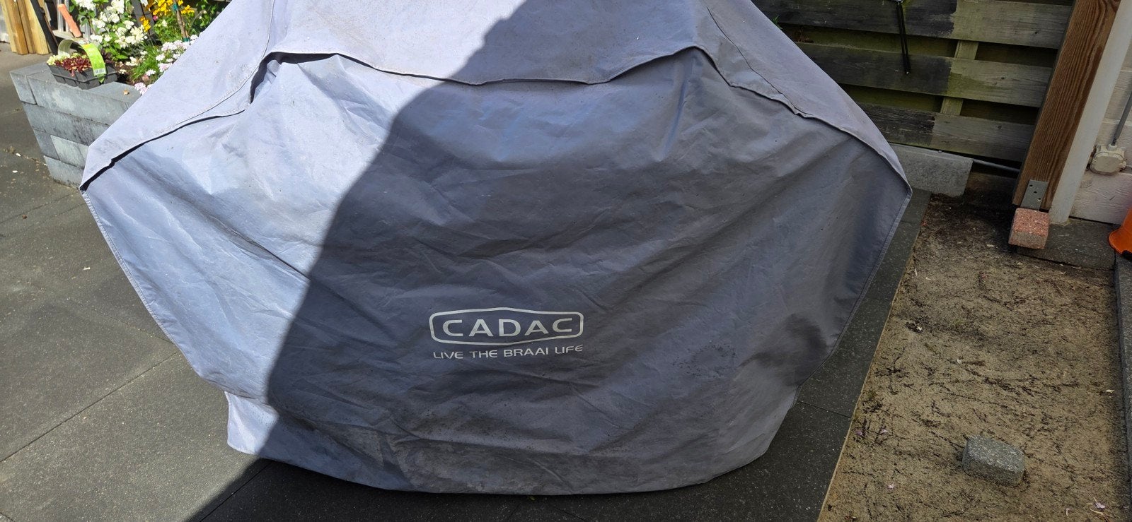 Cadac gasbarbecue met zijbrander en hoes, Ophalen of Verzenden, Gebruikt, Cadac