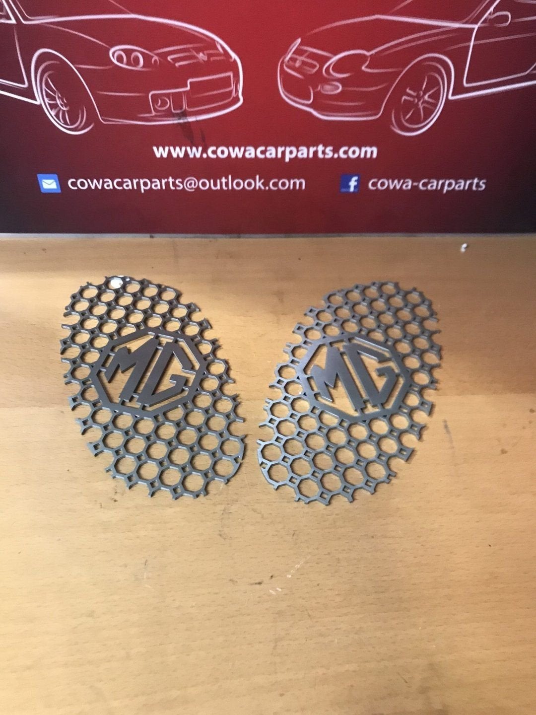 mg tf mgtf mgf mg f zij luchtroosters rvs gaas nieuw + logo, -, -, Nieuw, Ophalen of Verzenden