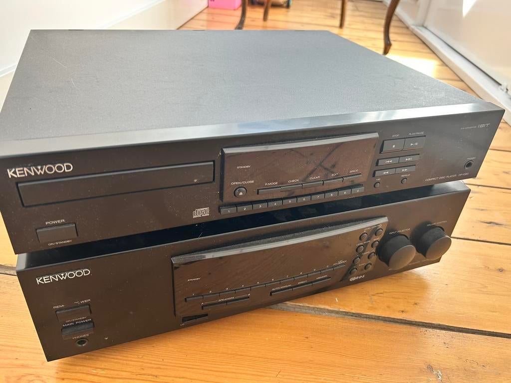 Kenwood Versterker & CD Speler, Ophalen, Gebruikt, Analoog