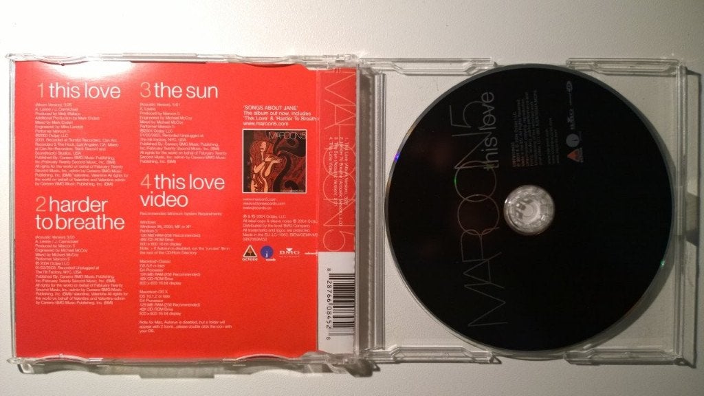 Maroon 5 - This Love, Ophalen of Verzenden, Zo goed als nieuw, Pop