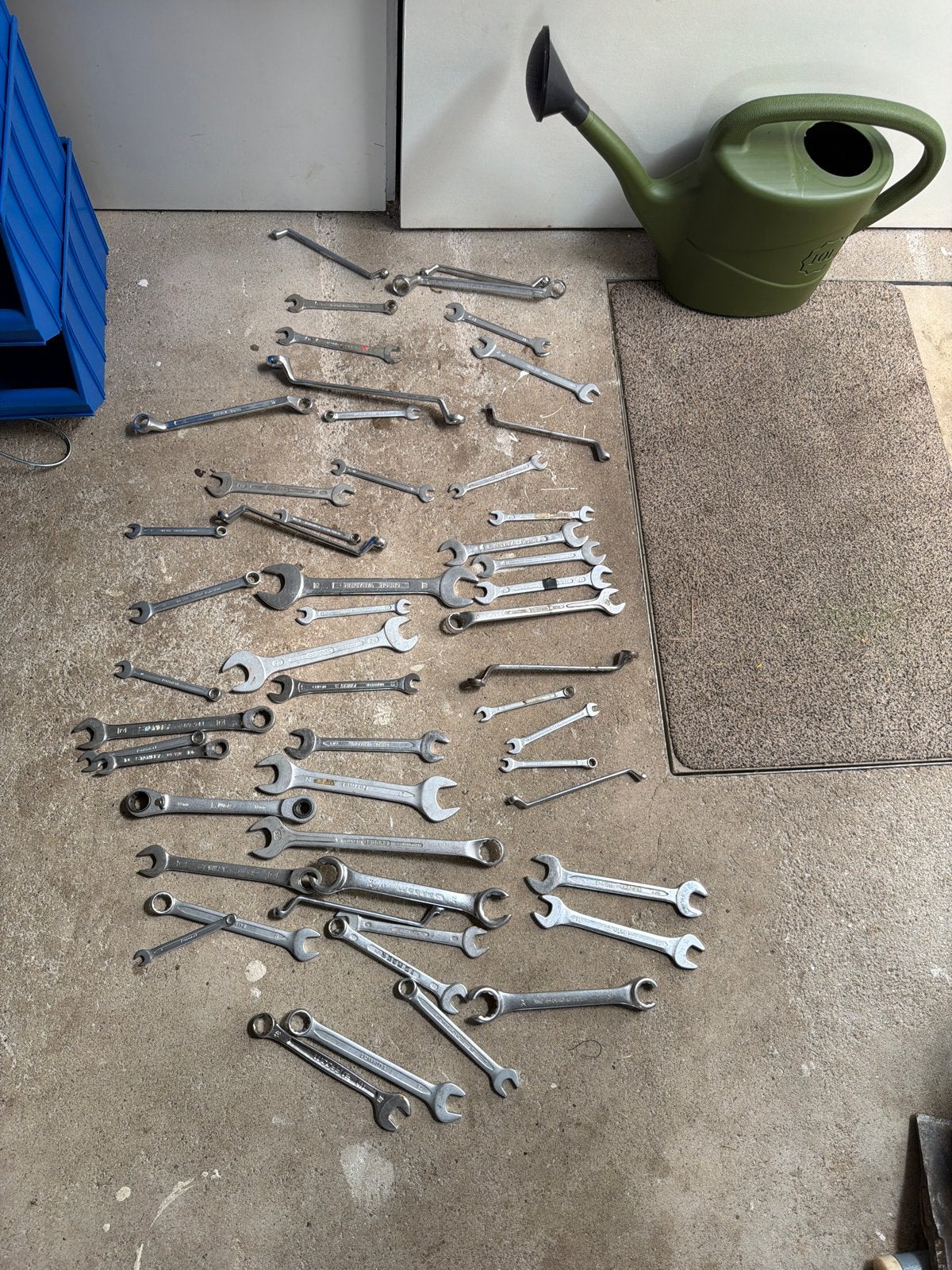 Diverse steeksleutels, ringsleutels en kniesleutels, Doe-het-zelf en Verbouw, Gereedschap | Handgereedschap, Ophalen, Gebruikt