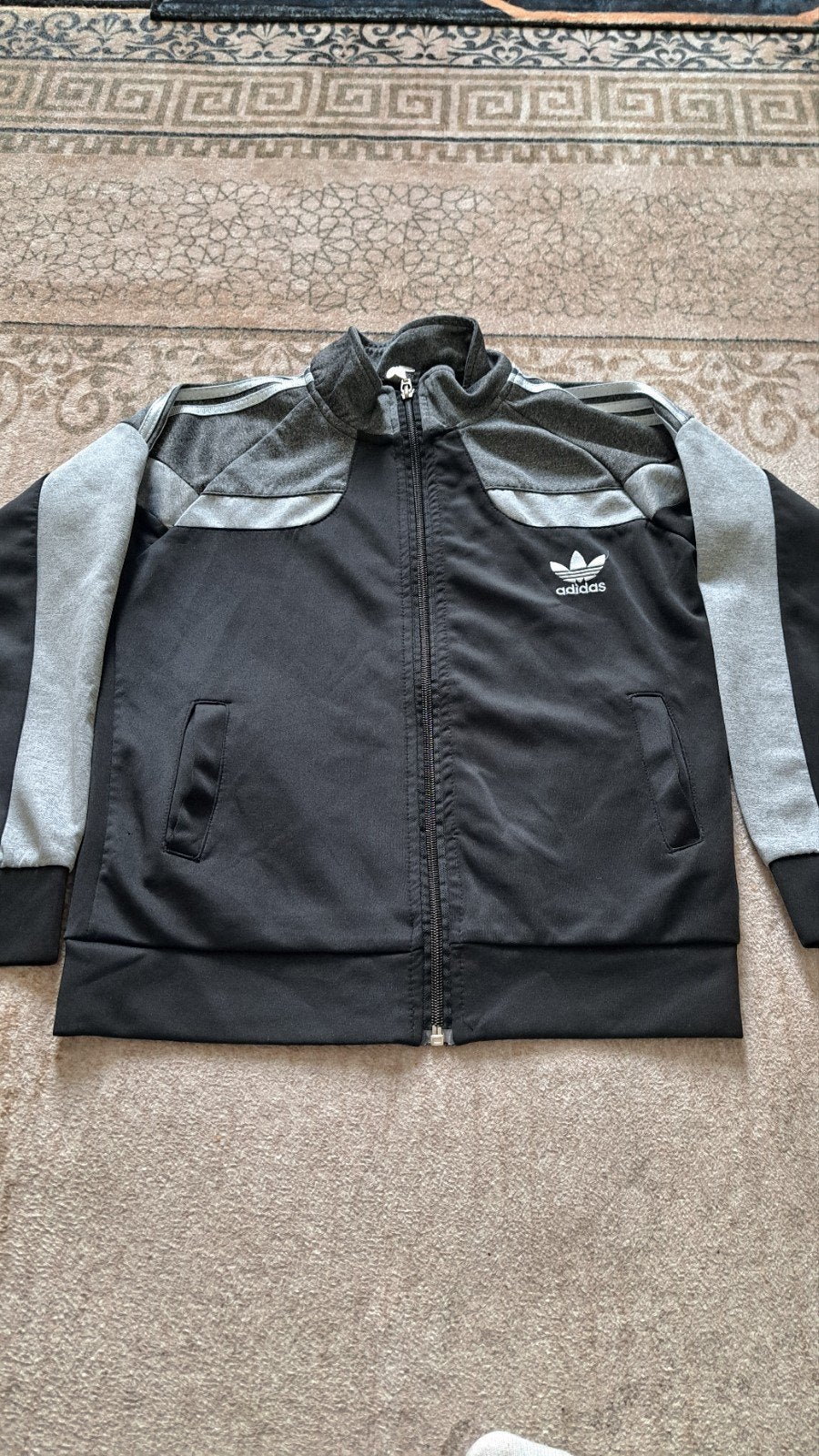 Adidas vest voor kinderen - Zwart/Grijs, Adidas, Gebruikt, Verzenden, Jongen of Meisje