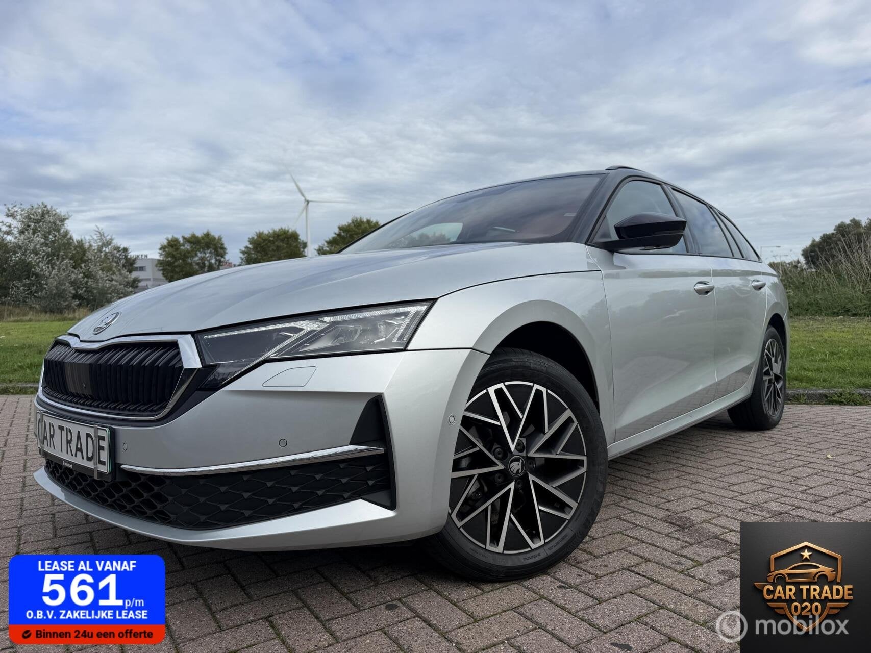 Skoda Octavia 2.0 tdi LEDER|CARPLAY|MATRIX|CAMELEON, Auto's, Gebruikt, Overige carrosserieën, Overige brandstoffen, Bedrijf