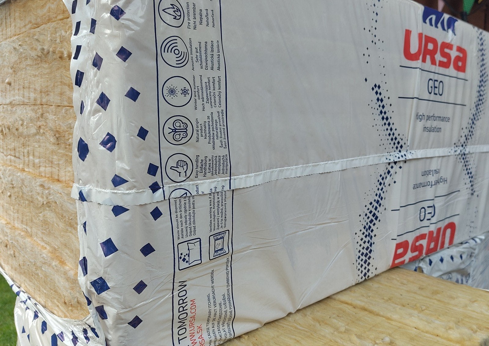 Glaswol isolatie URSA GEO KDP 32N - 10 cm dik, Ophalen, Vloerisolatie, Nieuw, Minder dan 5 m²