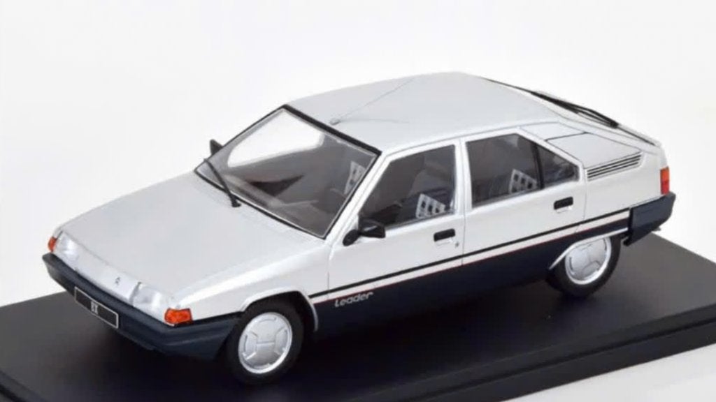 Citroen BX Leader 1985 Zilver schaal 1/24 WHITEBOX WB124205, Hobby en Vrije tijd, Ophalen of Verzenden, Nieuw, Auto, Overige merken