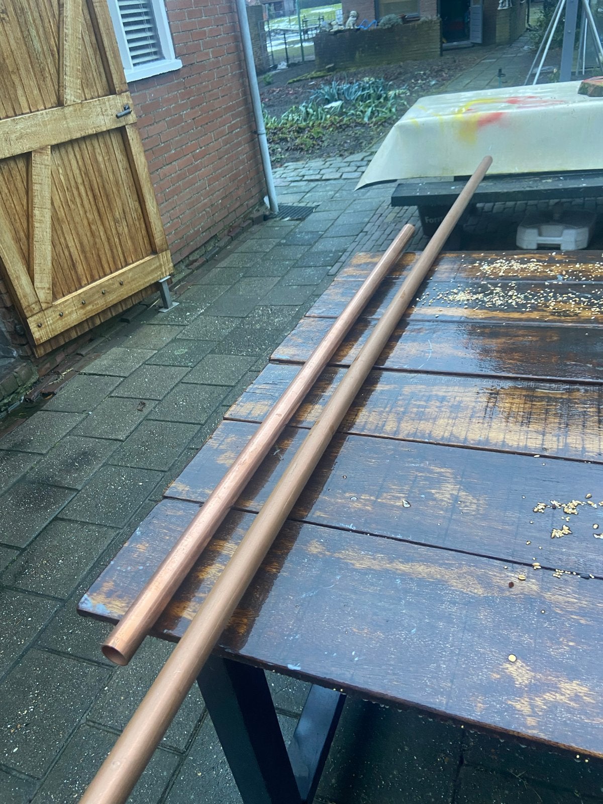Koperen buizen - Diverse lengtes, Doe-het-zelf en Verbouw, Metalen, Ophalen of Verzenden, Gebruikt, Koper of Messing