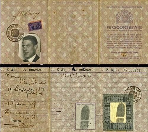 Persoonsbewijs Scheveningen of Den Haag, Ophalen of Verzenden, Overige soorten, Nederland