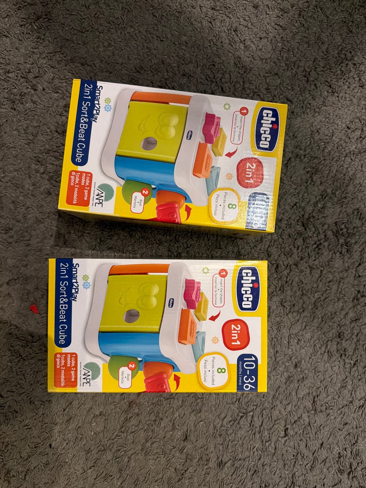 Nieuw Chicco Smart2Play 2in1 Sort&Beat Cube (ongeopend), Ophalen of Verzenden, Nieuw, Overige typen