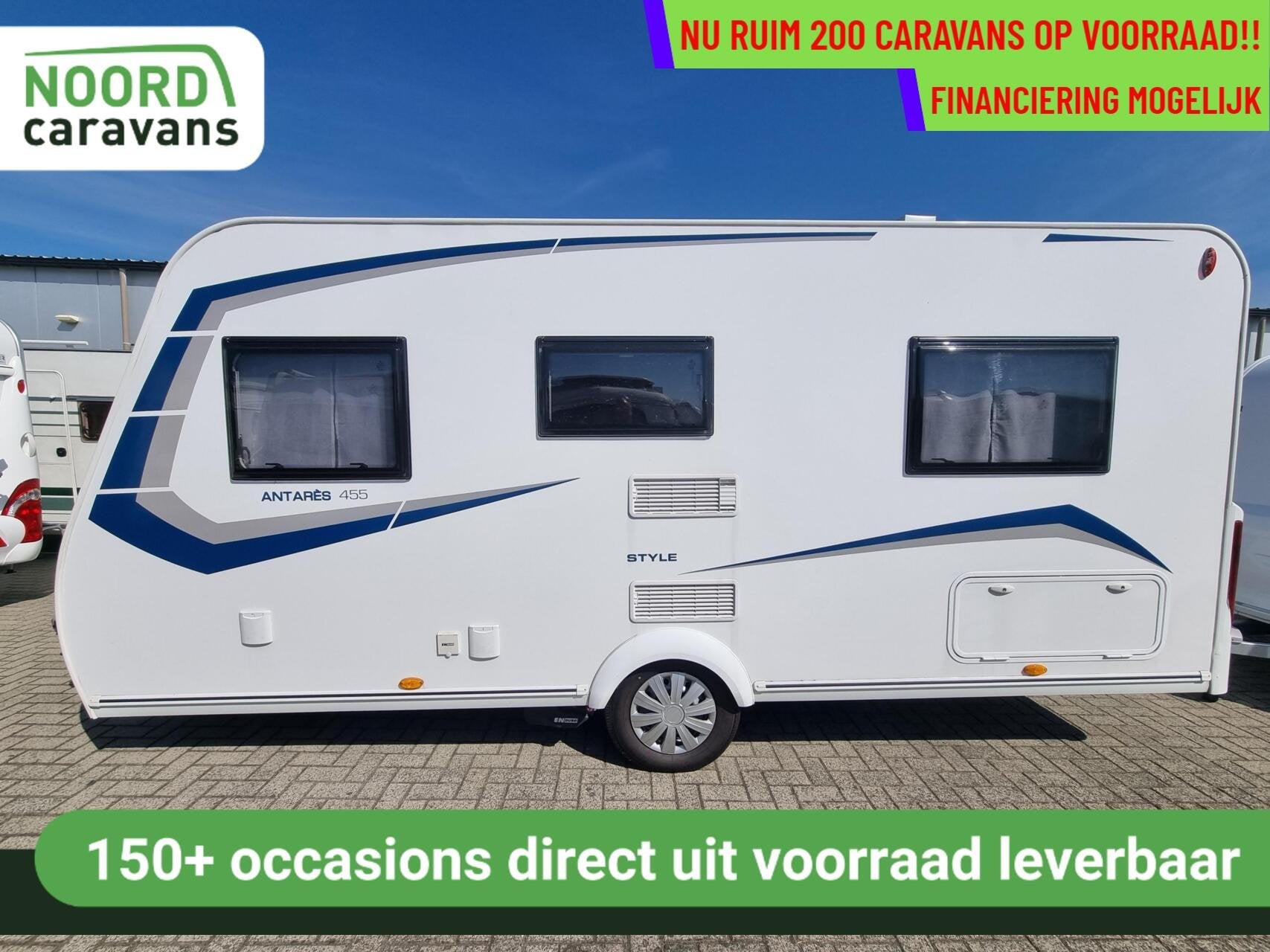 CARAVELAIR ANTARES STYLE 455 MOVER +AIRCO+VOORTENT+ZAKLUIFEL, Mover, Rondzit, Bedrijf, 750 - 1000 kg