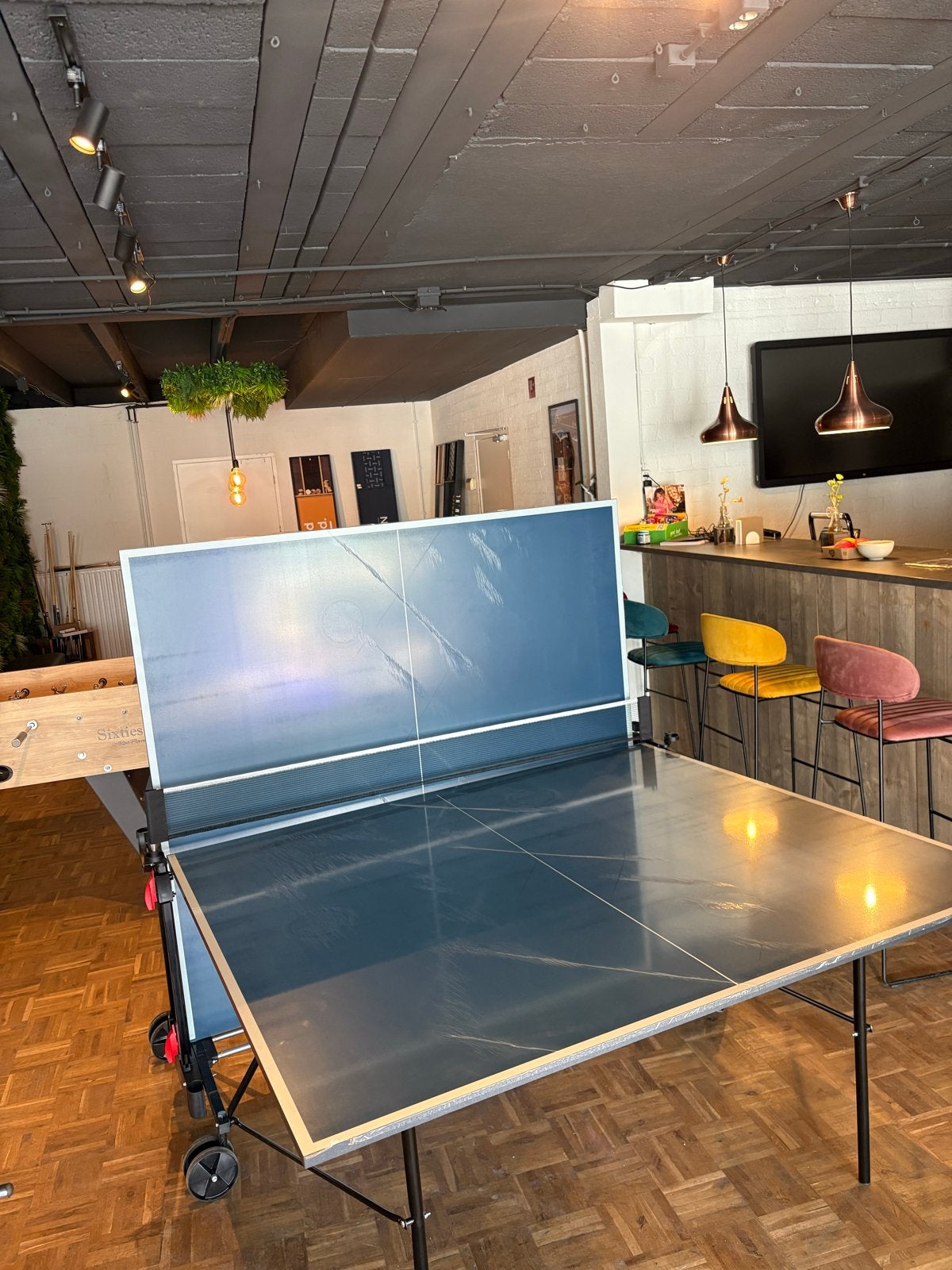Sponeta Tafeltennistafel 1-43 I - Gloednieuw in folie, Ophalen of Verzenden, Nieuw, Tafel Indoor, Inklapbaar