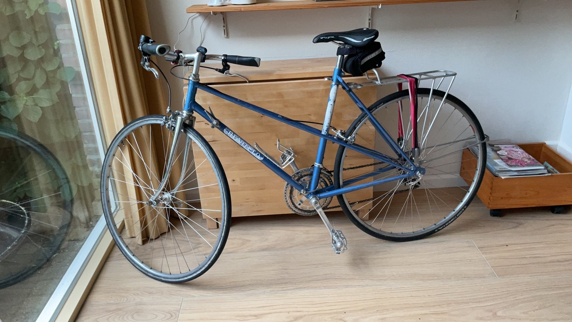 Vintage benotto racefiets - dames, 49cm, 28 inch, 28 inch, Gebruikt, Velgrem, 49 tot 53 cm