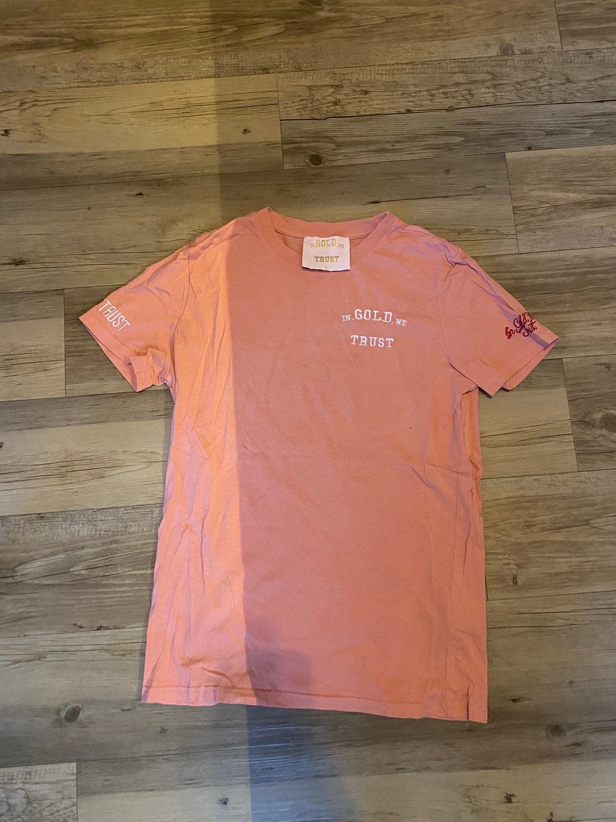 In gold we trust shirt s, Kleding | Heren, Ophalen of Verzenden, Zo goed als nieuw