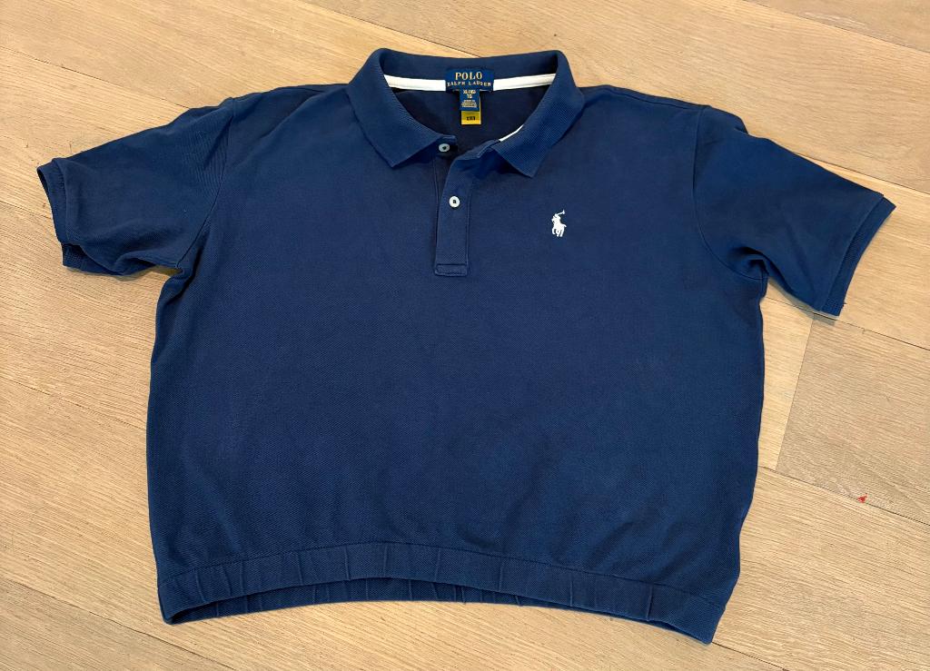 Ralph Lauren meisjespolo  (cropped), Meisje, Ophalen of Verzenden, Zo goed als nieuw, Shirt of Longsleeve