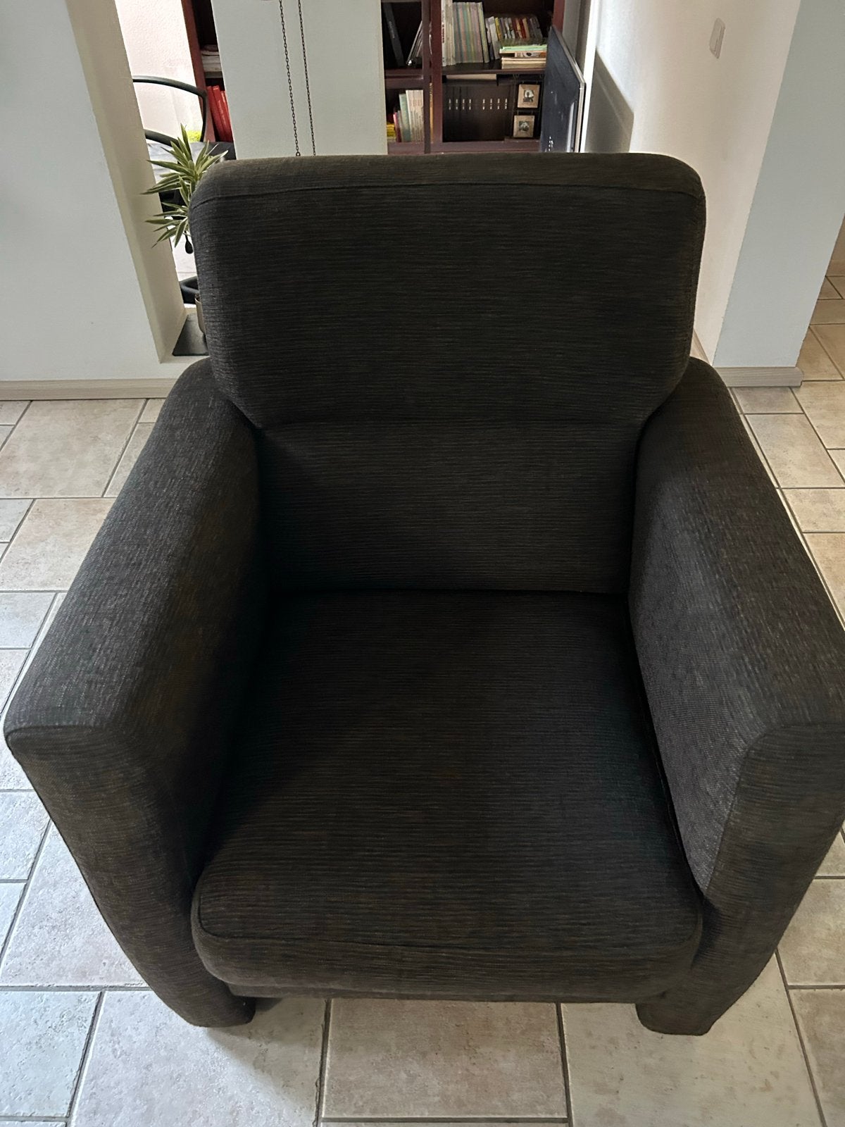 Comfortabele 2-zitsbank en fauteuil, Ophalen, Gebruikt, 150 tot 200 cm, Tweepersoons