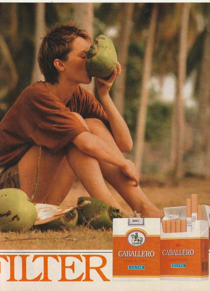 Retro reclame 1988 Caballero sigaretten zoveel te beleven, Verzenden, Overige typen