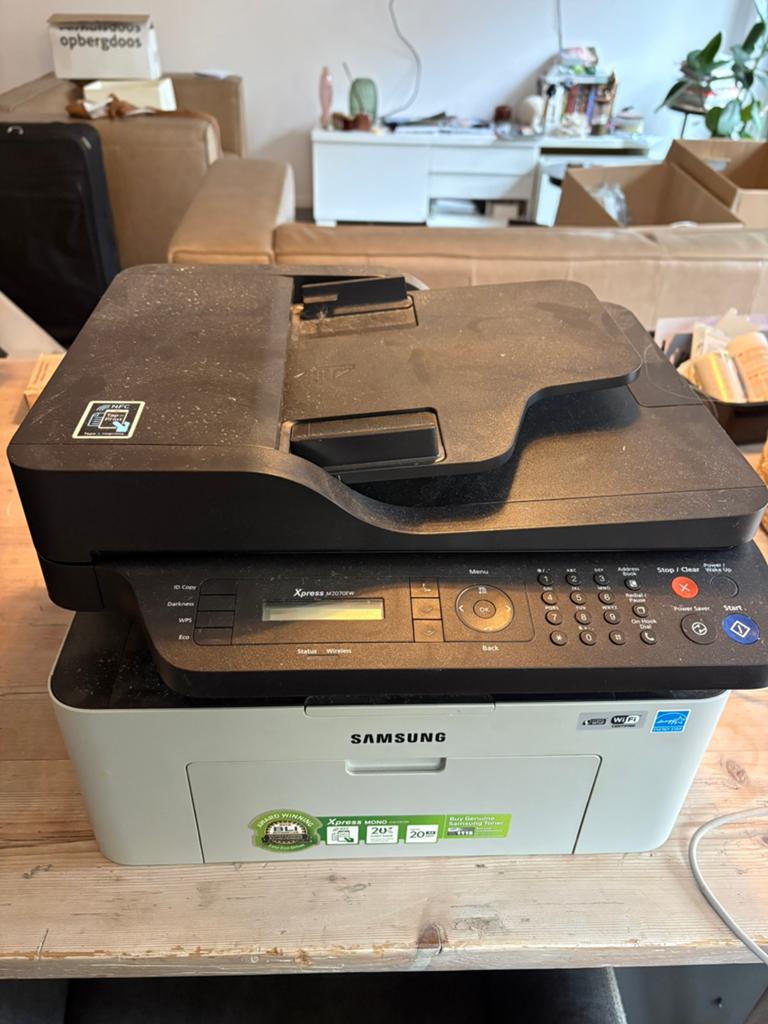 Samsung printer (gratis af te halen), Computers en Software, Printers, Ophalen, Gebruikt, Printer, Ingebouwde Wi-Fi