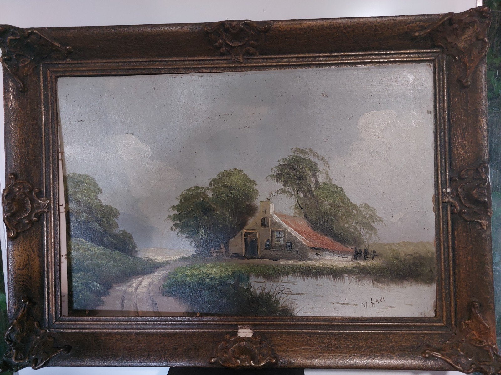 Schilderij v.Ham, Ophalen