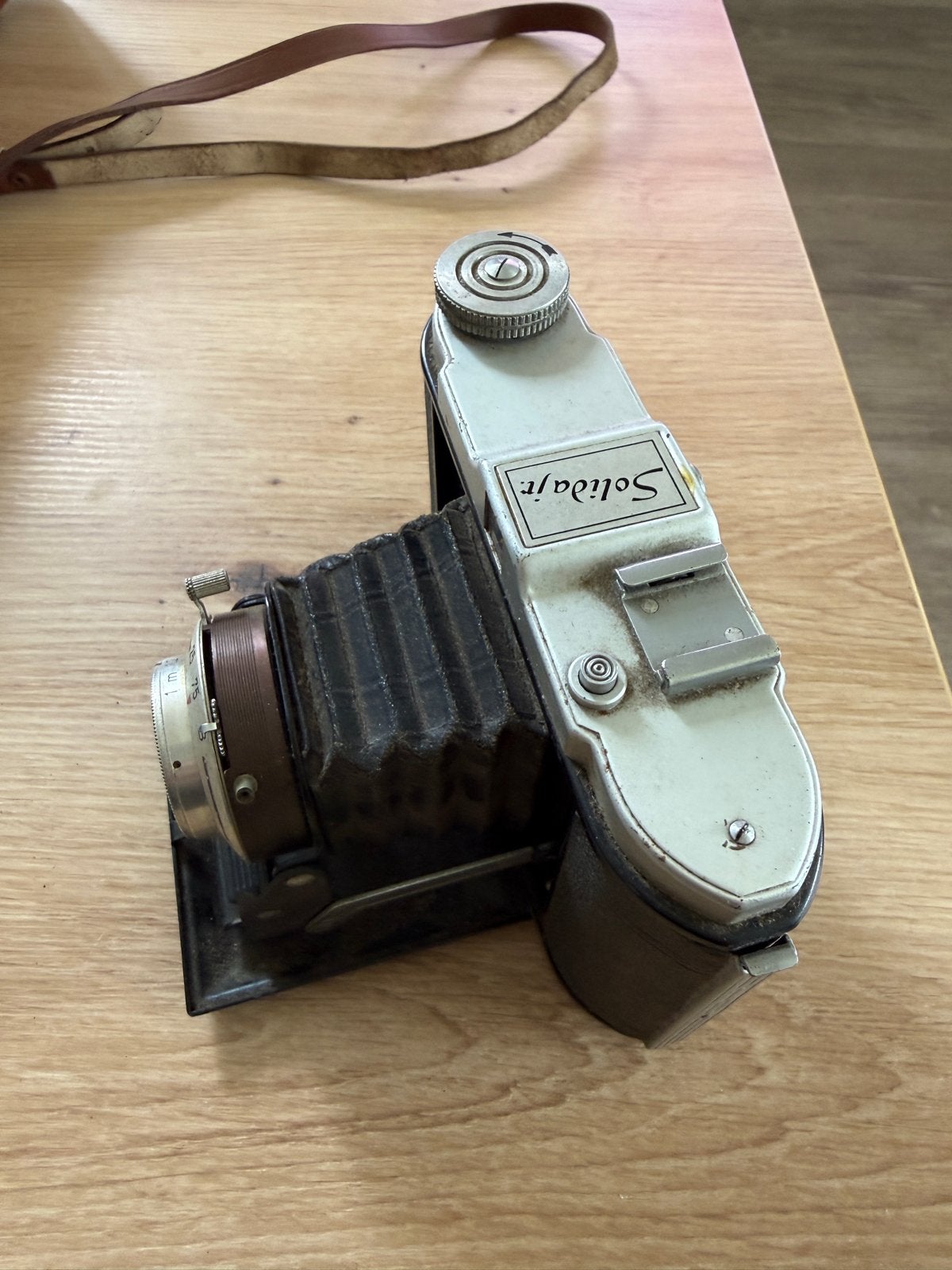 Vintage Solida Jr. Vouwcamera - Frankar Anastigmat Lens, Ophalen of Verzenden, 1940 tot 1960, Fototoestel