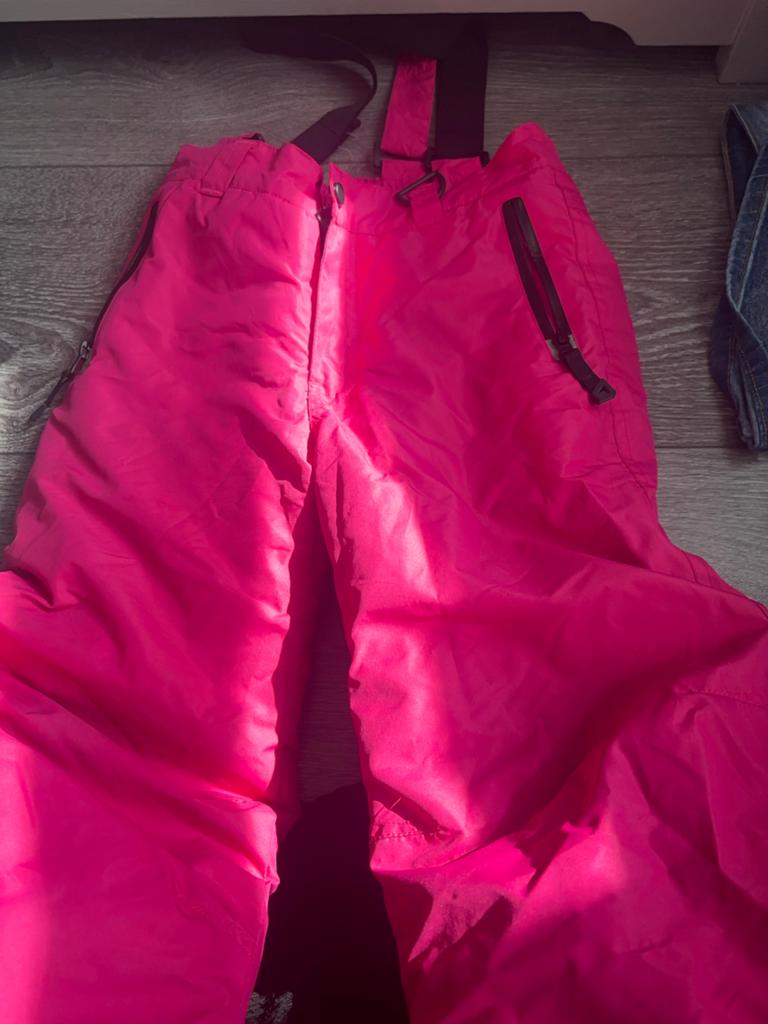Nieuwe roze ski broek voor kinderen - Sneeuwsport, Ophalen of Verzenden, Nieuw, Jongen of Meisje