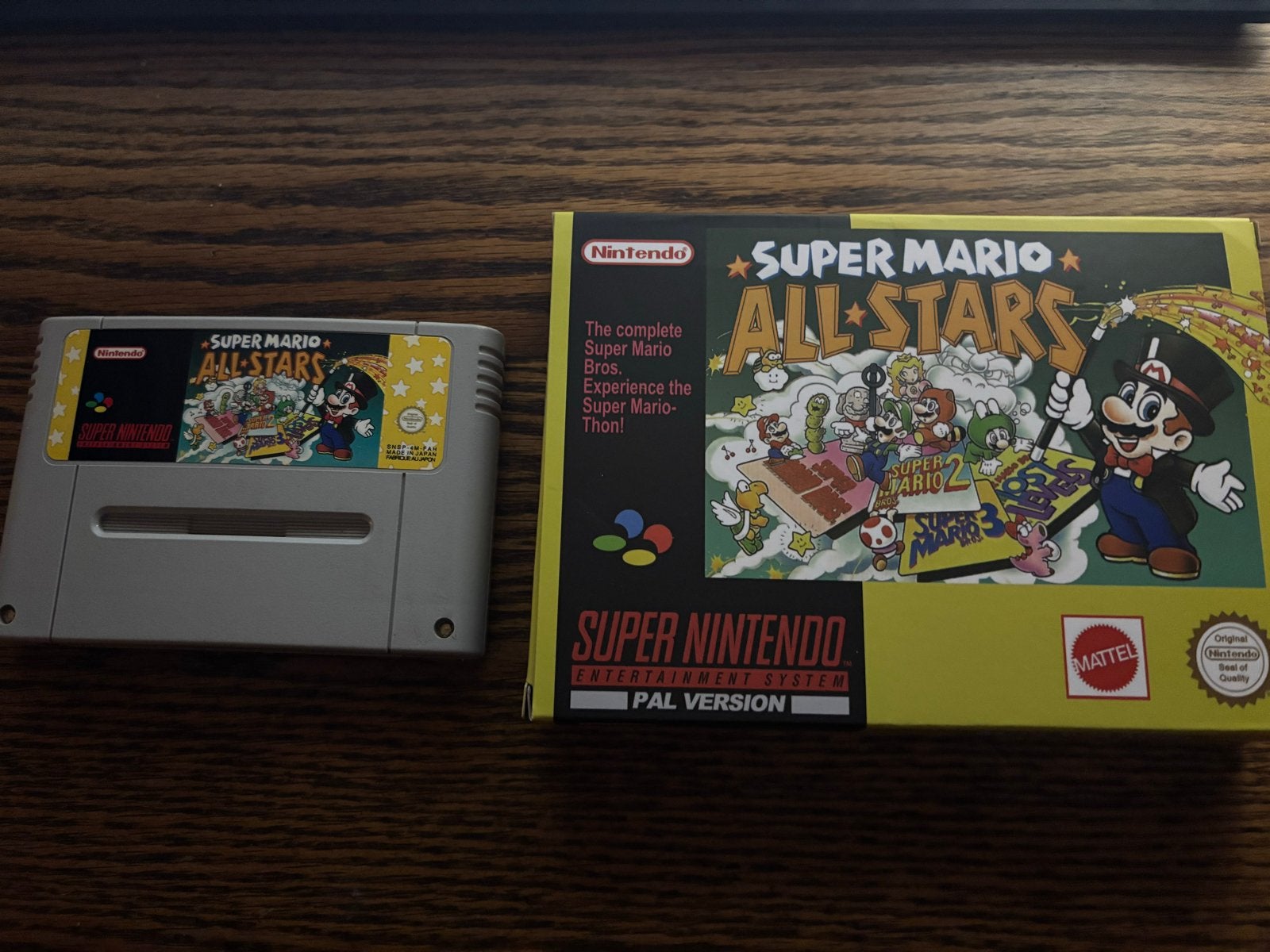 Super Mario All-Stars SNES PAL - Compleet met doos, Gebruikt, 1 speler, Ophalen of Verzenden, Vanaf 3 jaar