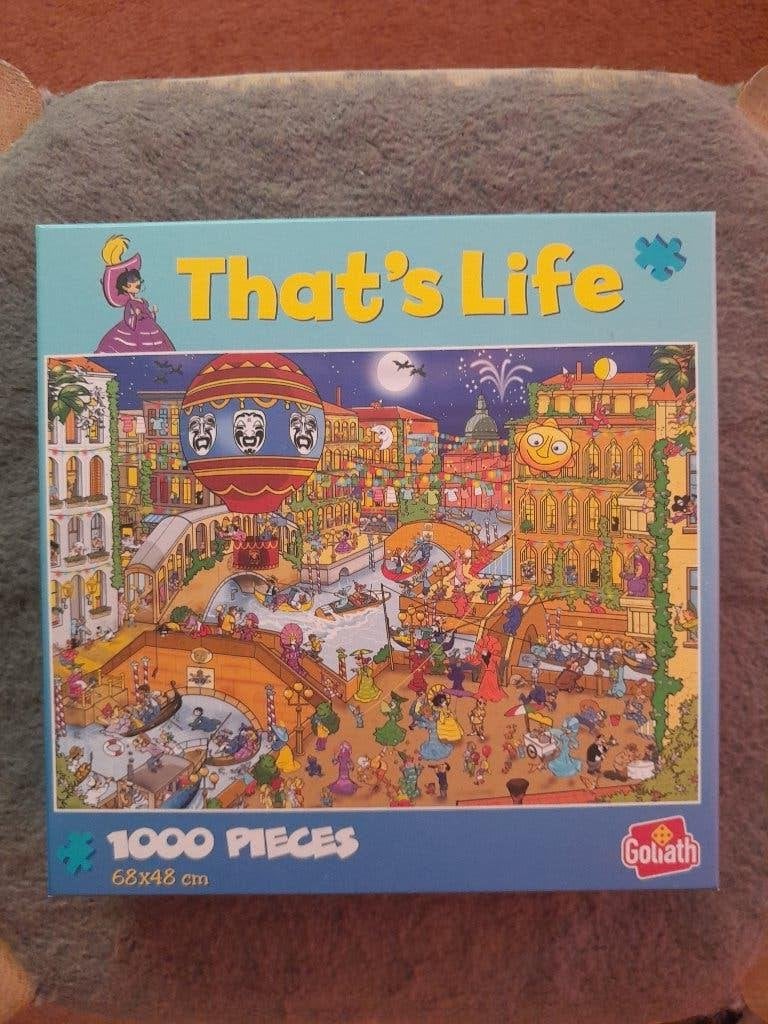 That's Life legpuzzel 1000 stukjes, Ophalen, 500 t/m 1500 stukjes, Nieuw