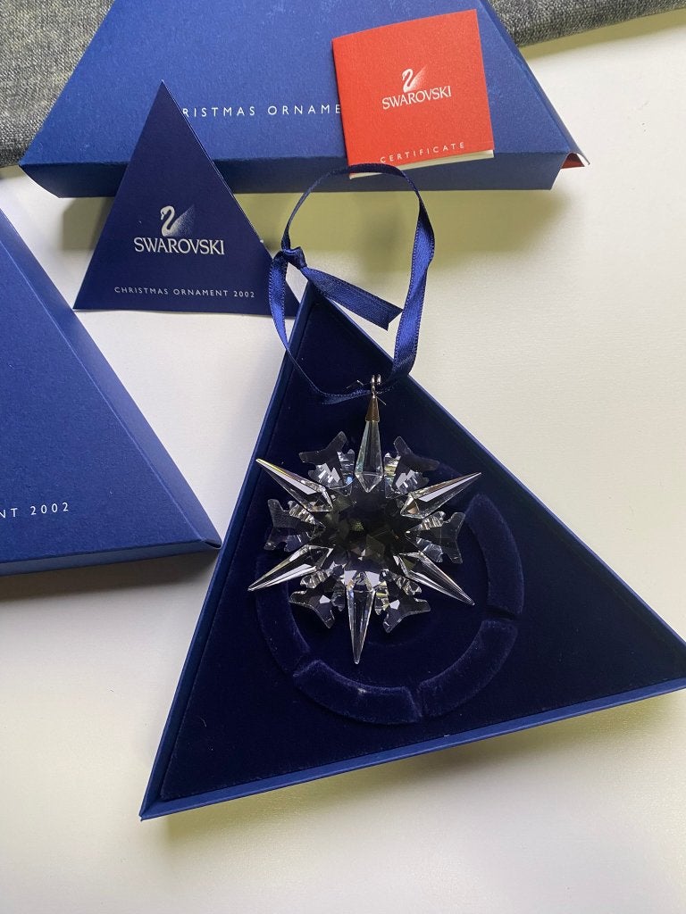 Swarovski Kerstster /Ornament 2002, Compleet, Mint Condition, Verzamelen, Dr.-A.-Swarovski-Straße 30, 6112 Wattens, Oostenrijk