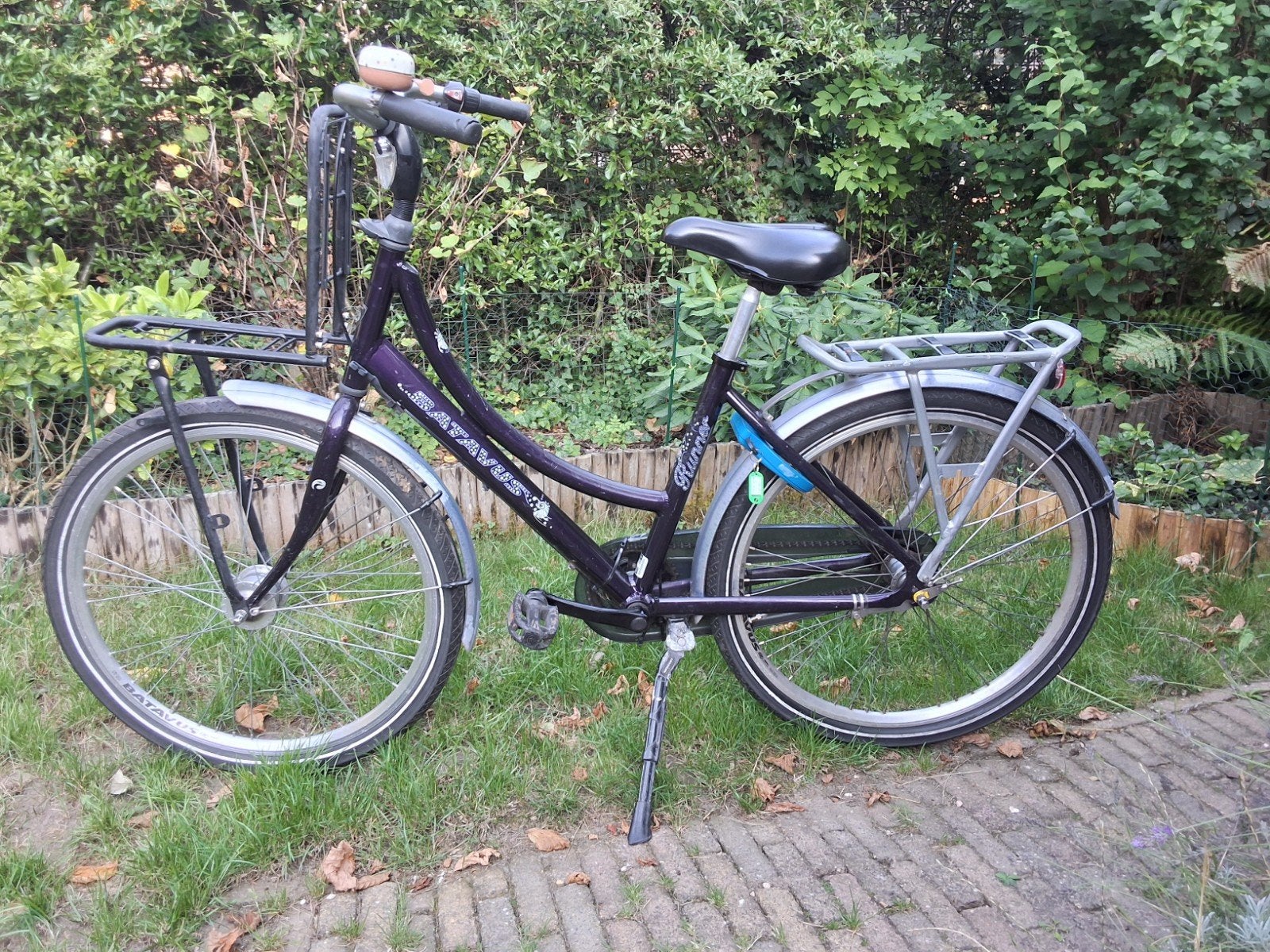 meisjesfiets 26 inch, Terugtraprem, Gebruikt, Versnellingen, Batavus