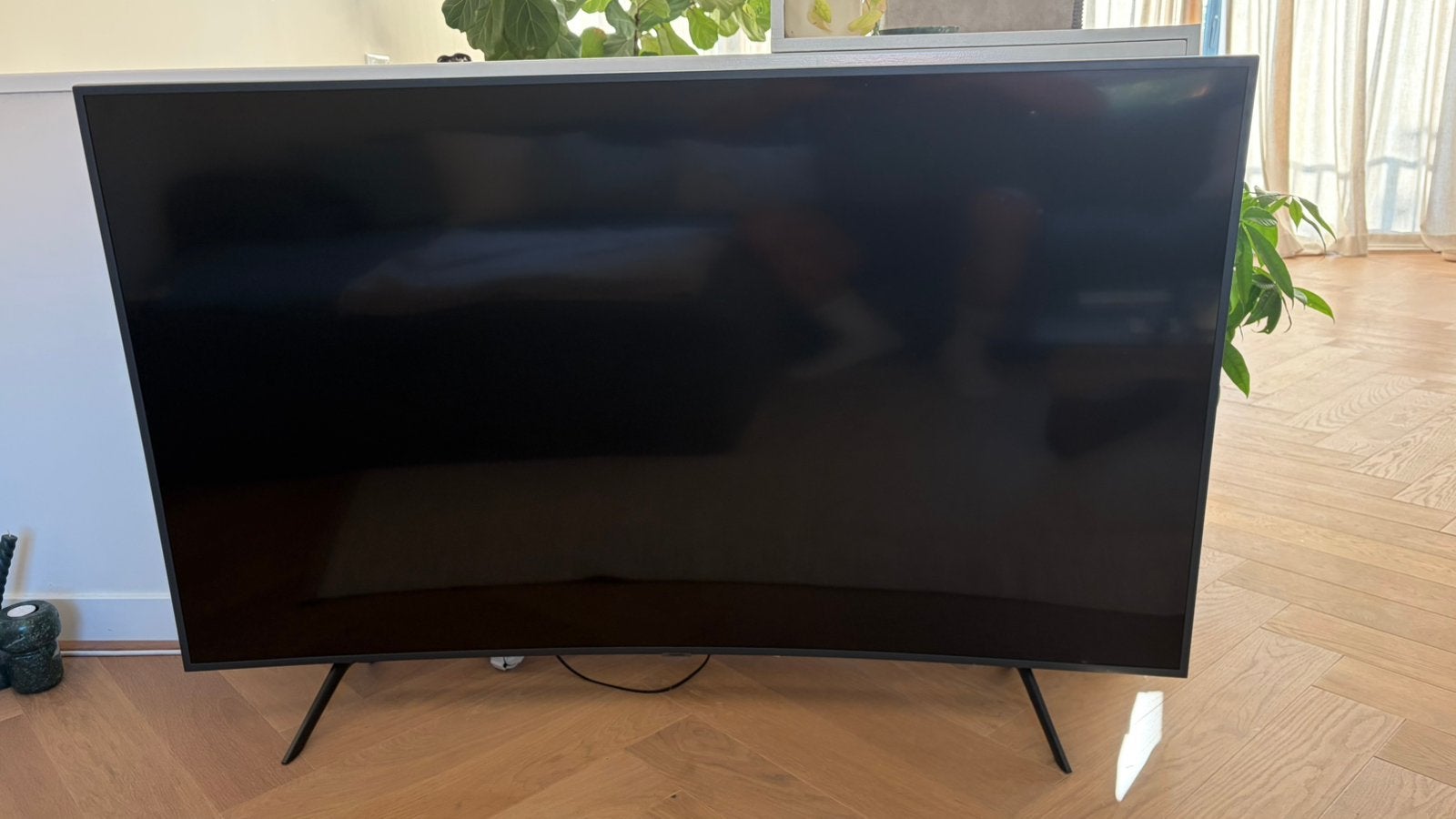 Samsung curved UE65TU8300W 65”, Ophalen, 50 Hz, Zo goed als nieuw, Samsung