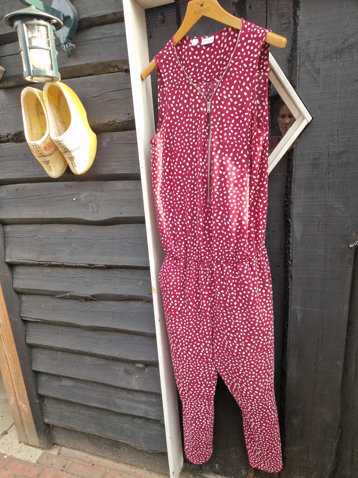 JUMPSUIT MAAT 42, Kleding | Dames, Ophalen of Verzenden, Zo goed als nieuw, Maat 42/44 (L), Rood