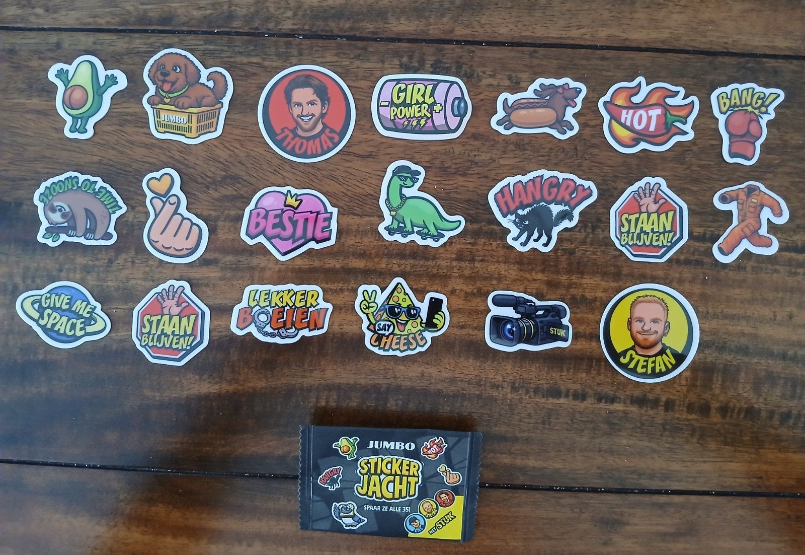Jumbo Sticker Jacht, Ophalen of Verzenden, Zo goed als nieuw, Winkel of Supermarkt
