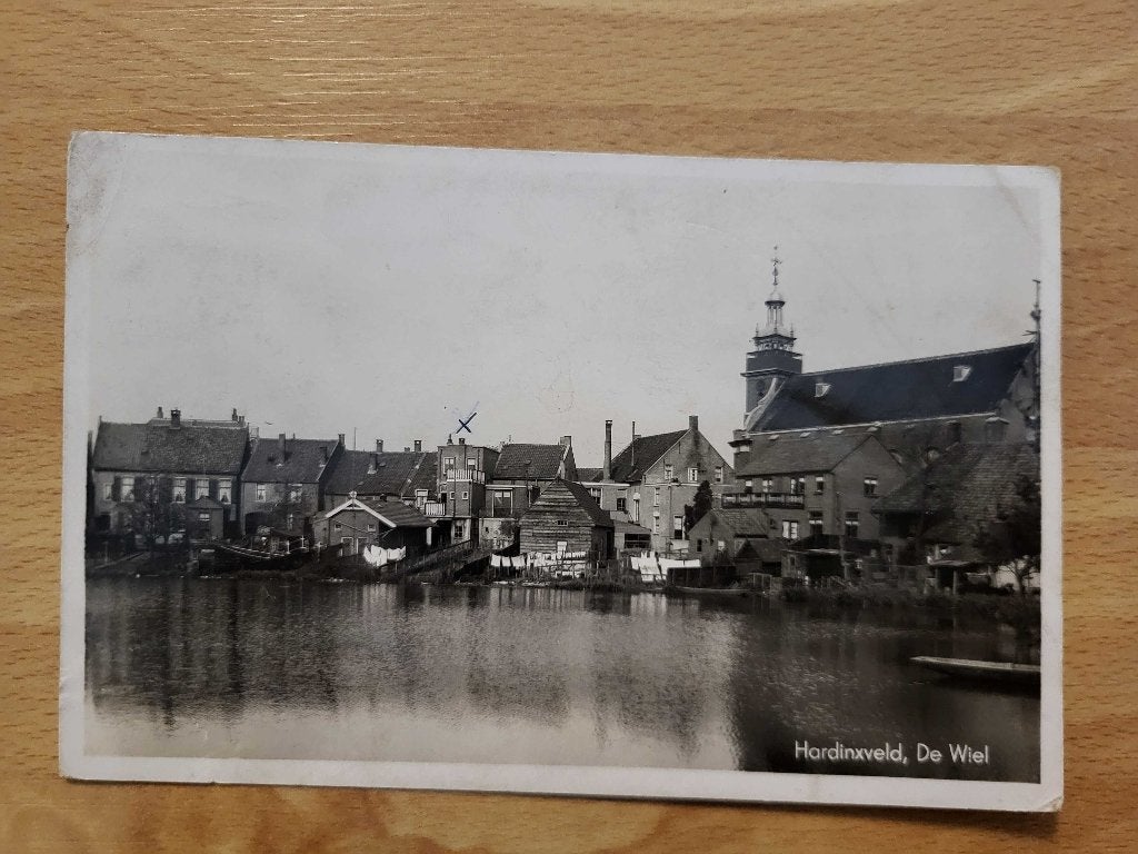 ansicht HARDINXVELD De Wiel, Verzamelen, Ansichtkaarten | Nederland, Ophalen of Verzenden, Voor 1920, Zuid-Holland