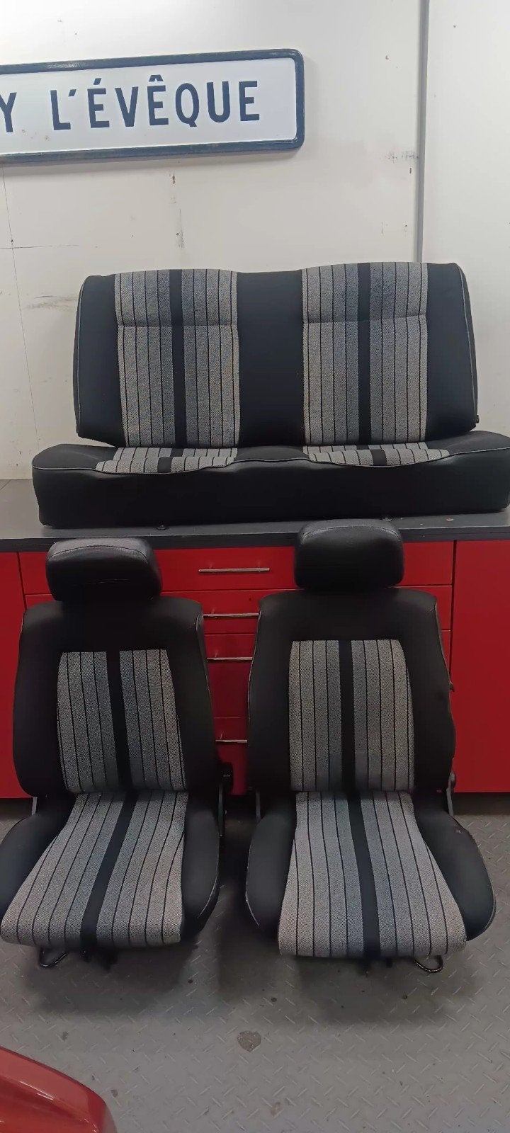 golf mk1 cabrio stoelen + achterbank, Auto-onderdelen, Interieur en Bekleding, Ophalen, Gebruikt