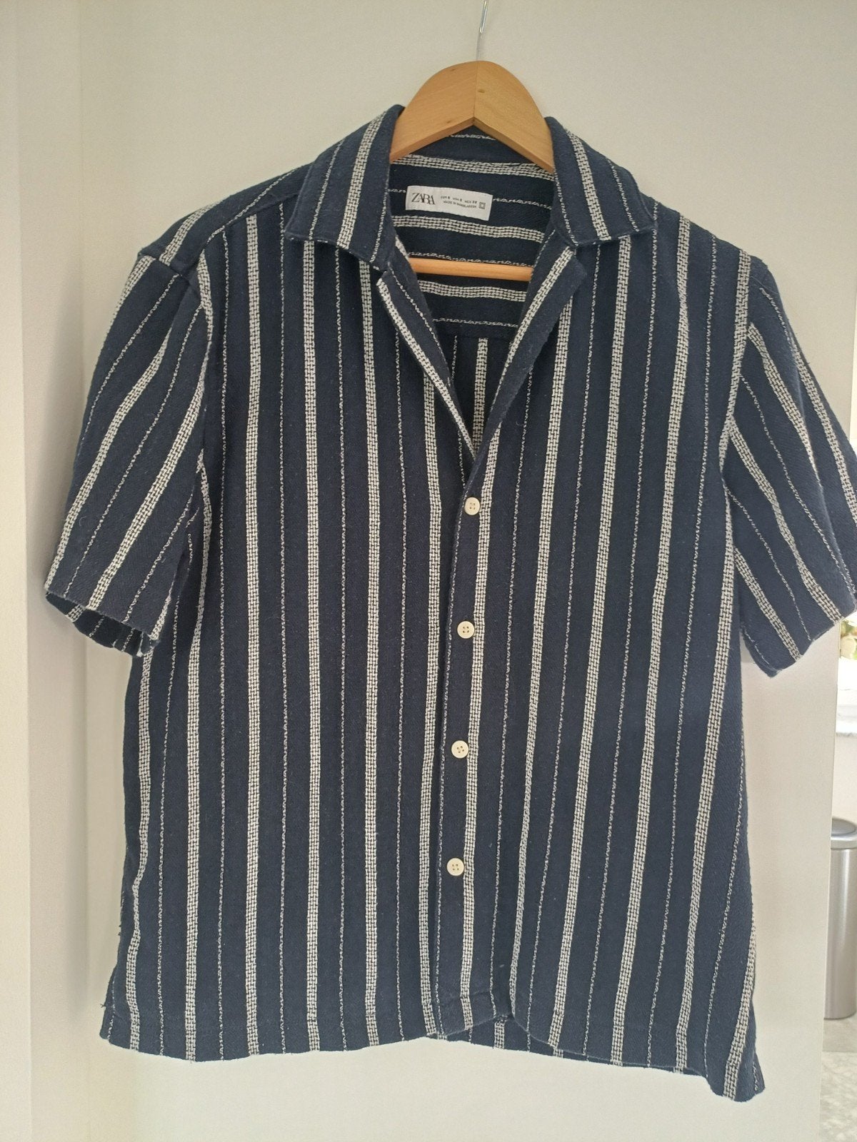 Zara shirt maat S, Kleding | Heren, Zara, Halswijdte 38 (S) of kleiner, Zwart, Ophalen of Verzenden