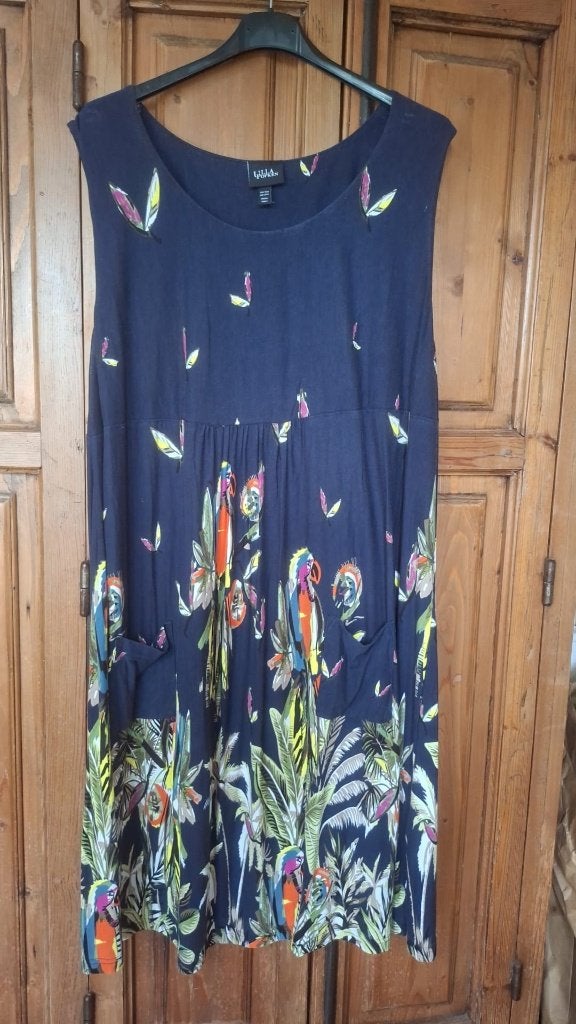 Zomerse jurkjes zonder mouw Ulla Popken 50/52 54/56, Kleding | Dames, Grote Maten, Ophalen of Verzenden, Zo goed als nieuw, Jurk