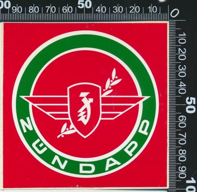 Sticker: Zundapp (8), Verzamelen, Stickers, Zo goed als nieuw, Auto of Motor, Ophalen of Verzenden
