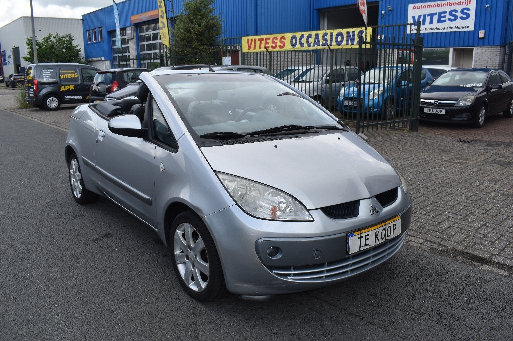 Mitsubishi Colt 1.5 CZC 2007 Grijs NIEUWE APK CABRIO, Auto's, Voorwielaandrijving, 15 km/l, 4 cilinders, Cabriolet