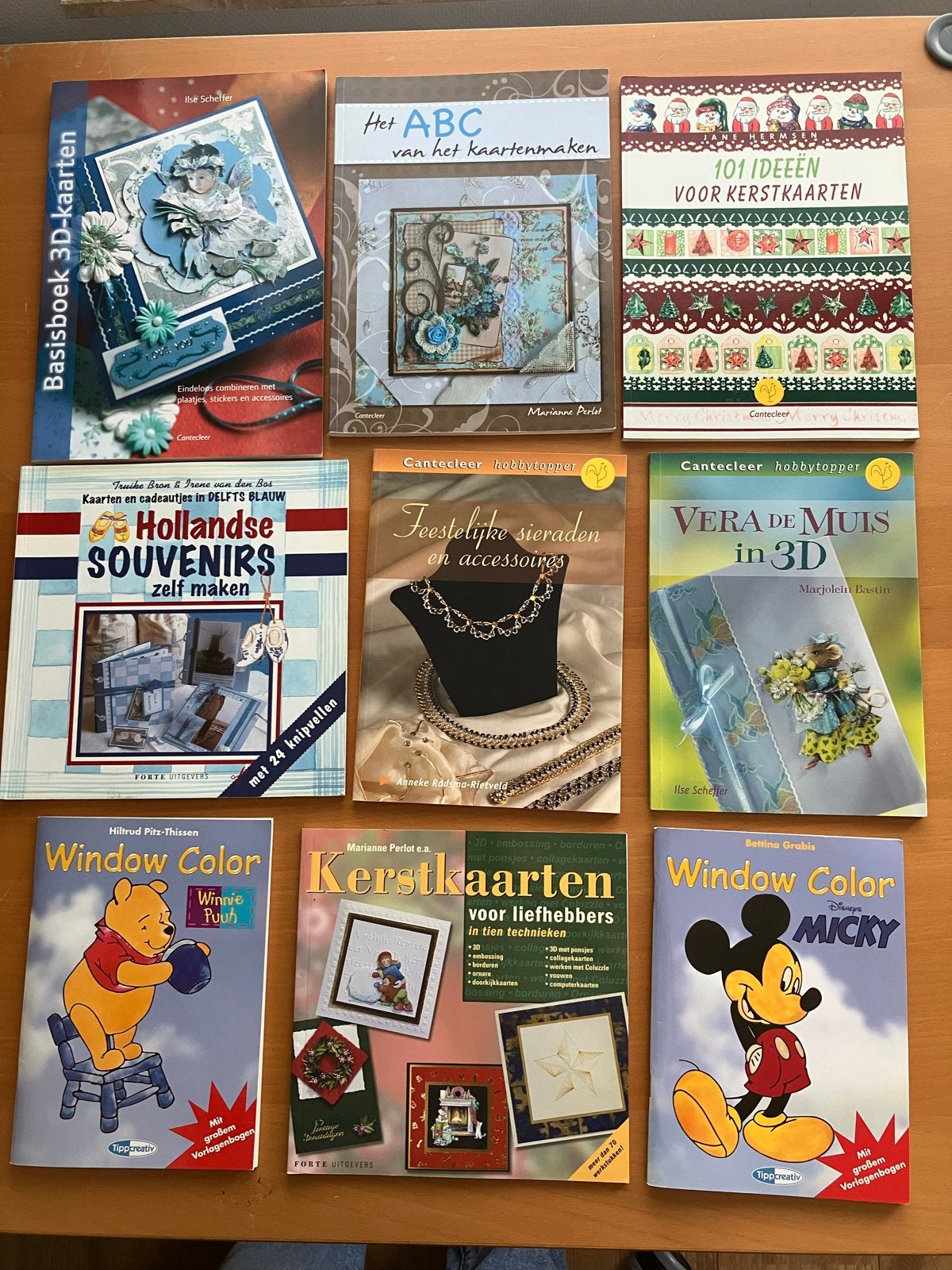Grote collectie hobbyboeken voor kaarten maken, Hobby en Vrije tijd, Ophalen of Verzenden, Gebruikt, Overige thema's, Overige typen