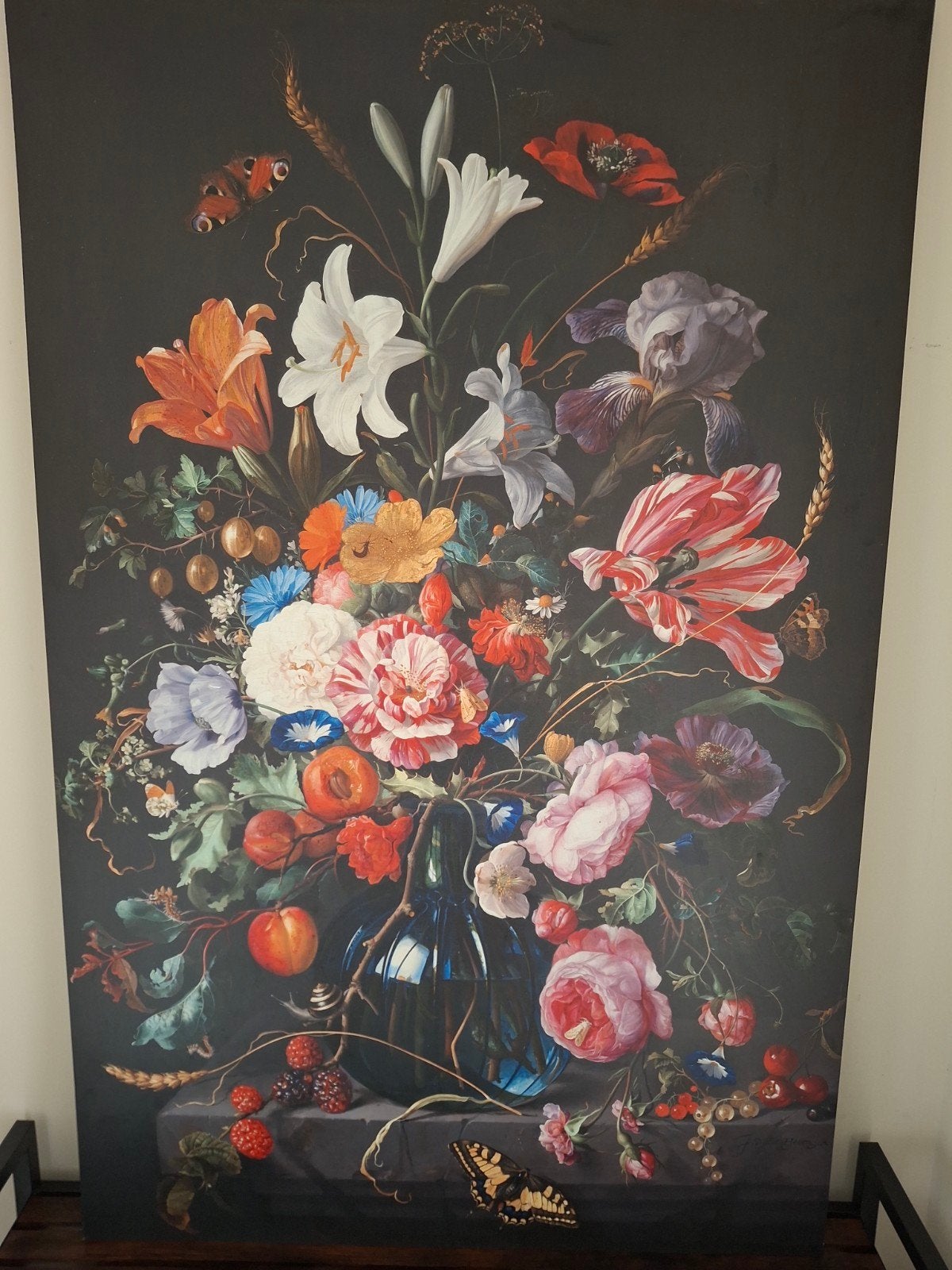 Prachtig Bloemenstilleven aluminium Schilderij, Huis en Inrichting, Woonaccessoires | Schilderijen, Tekeningen en Foto's, Ophalen