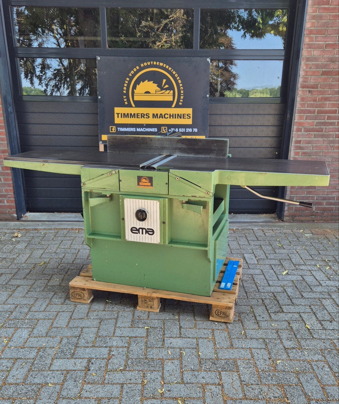 Vlakvandiktebank 50cm 4 messen 2 snelheden nette machine, Ophalen of Verzenden