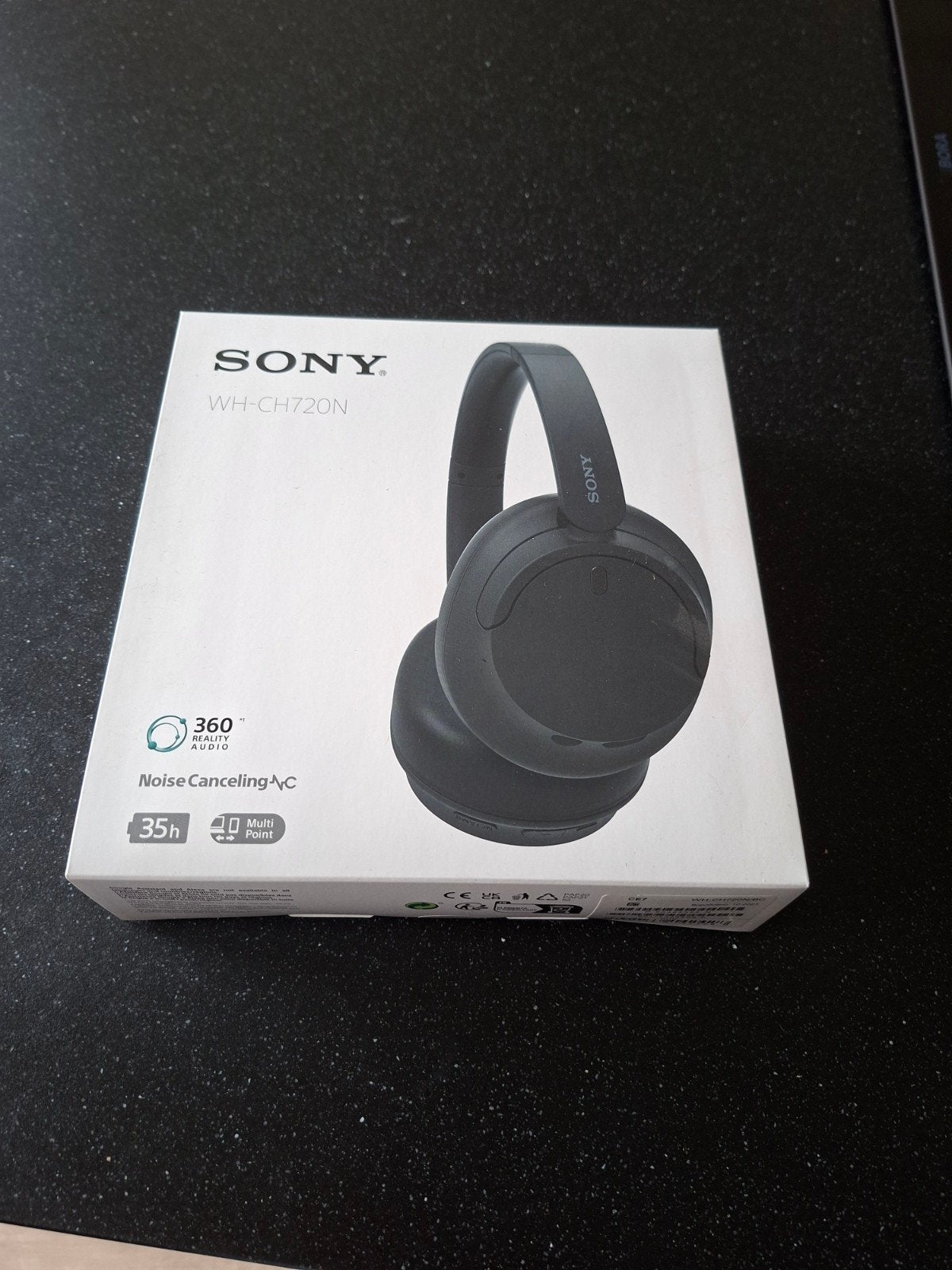 Sony WH-CH720N Draadloze Noise Cancelling Koptelefoon Zwart, Audio, Tv en Foto, Koptelefoons, Nieuw, Ophalen of Verzenden, Draadloos