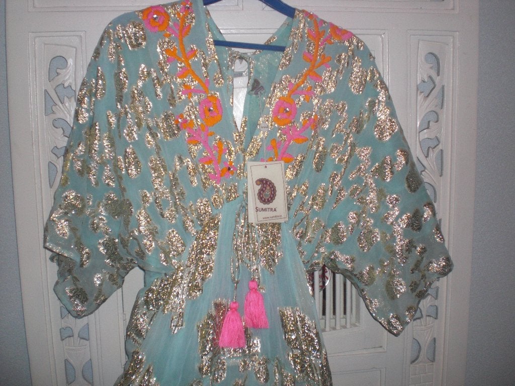 gipsy/boho zomer jurk, one size, Nieuw, Sumitra, Ophalen of Verzenden, Nieuw, Maat 38/40 (M)