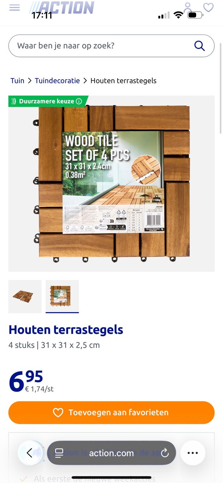Houten vloerpanelen, Ophalen of Verzenden, Nieuw, Hout